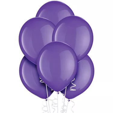 15ct, 12in, Purple Latex Balloons