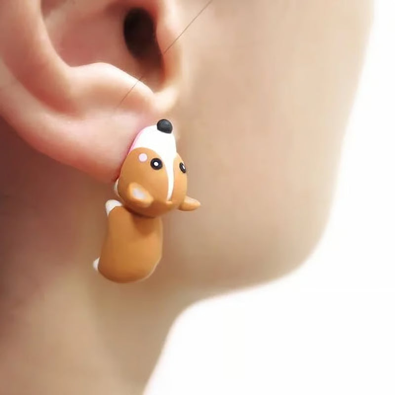 🔥Cute Animal Bite Earrings