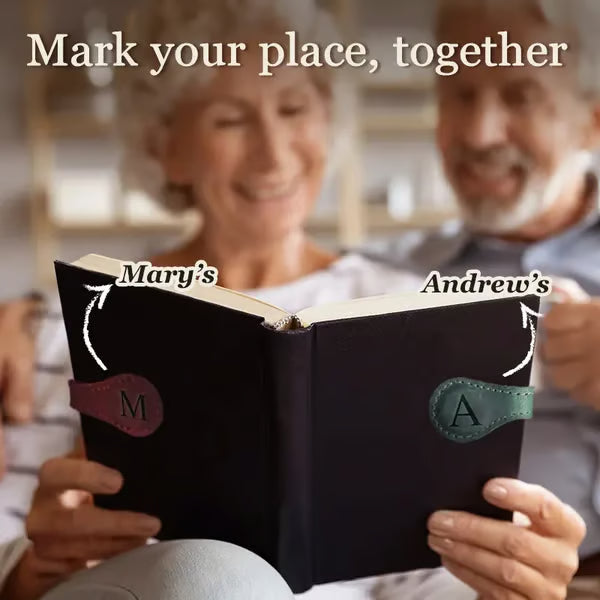 🔥Magnetic Leather Bookmark