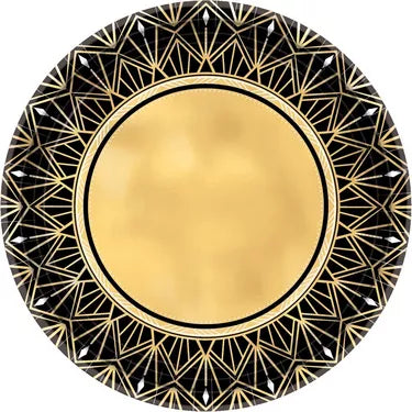 Metallic Hollywood Dinner Plates 8ct