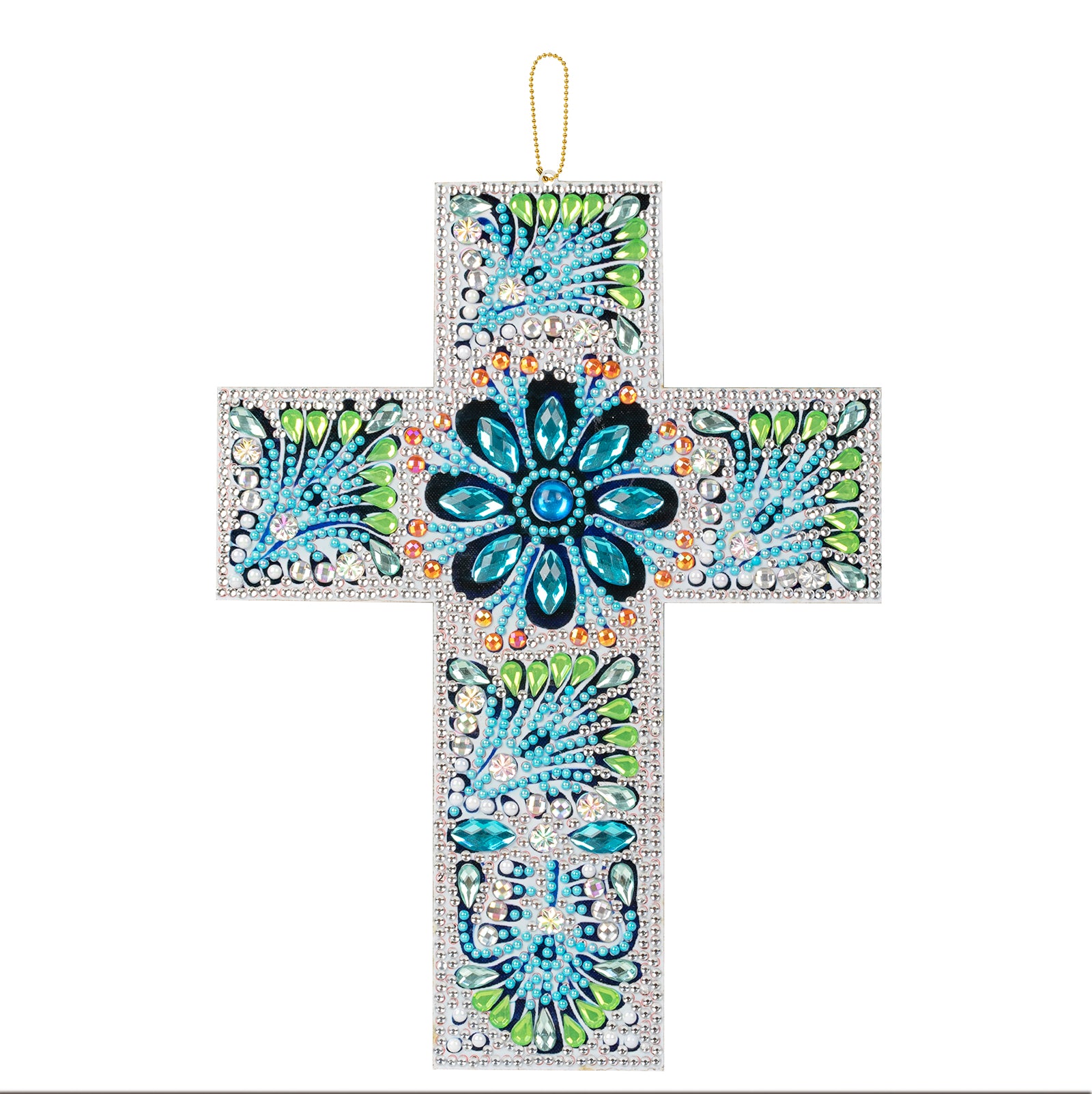 Diamond Painting-DIY Cross Decoration Pendant