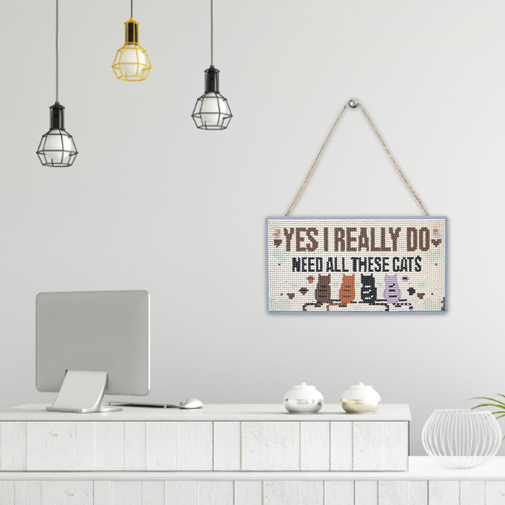 Diamond Painting-DIY Crystal Rhinestone Mural Pendant