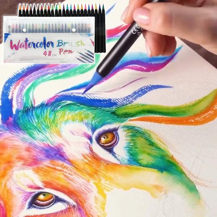 Watercolor Nylon Brush Pen Sets