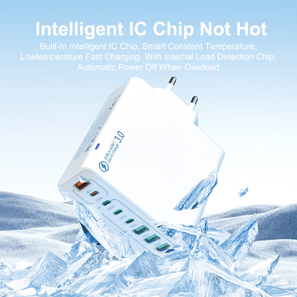 🔥🔥8 in 1 Waterproof Ports USB Fast Charger