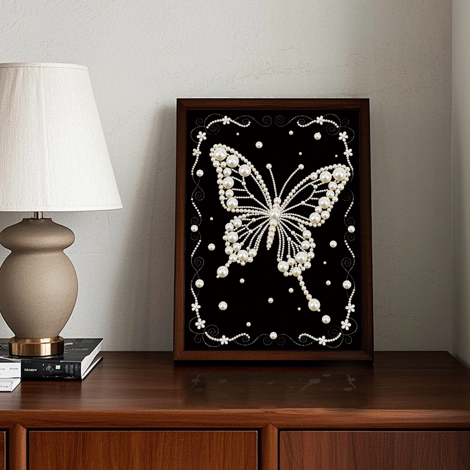 Diamond Painting-DIY Special Shaped Drill Pearl Painting Butterfly(30x40cm)