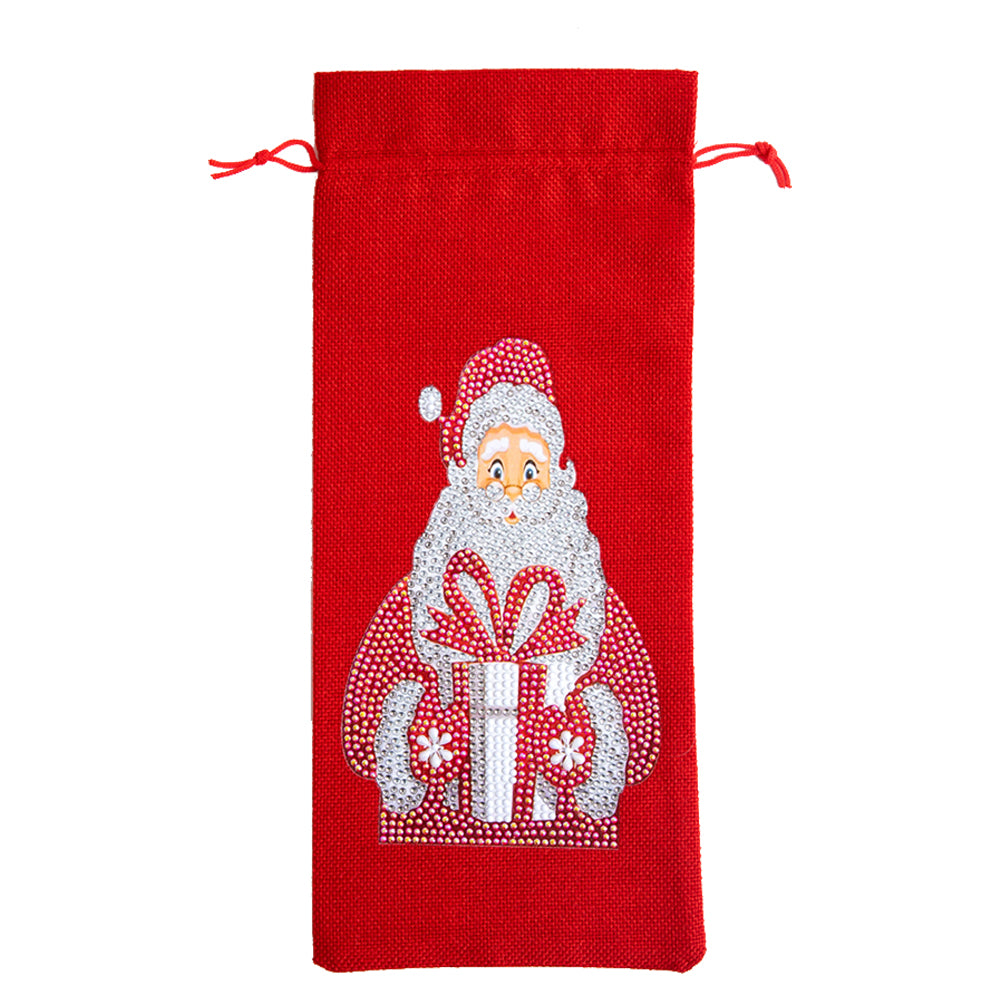 Diamond Painting-DIY Christmas Wine Bottle Bags