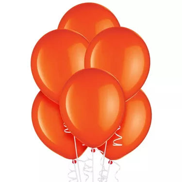 15ct, 12in, Orange Latex Balloons