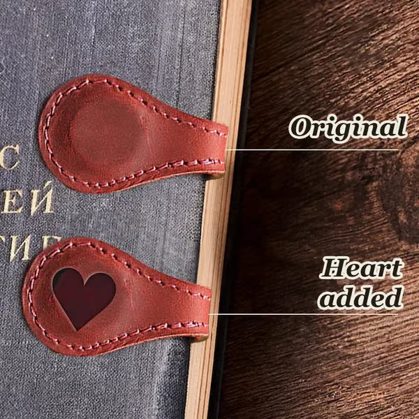 🔥Magnetic Leather Bookmark
