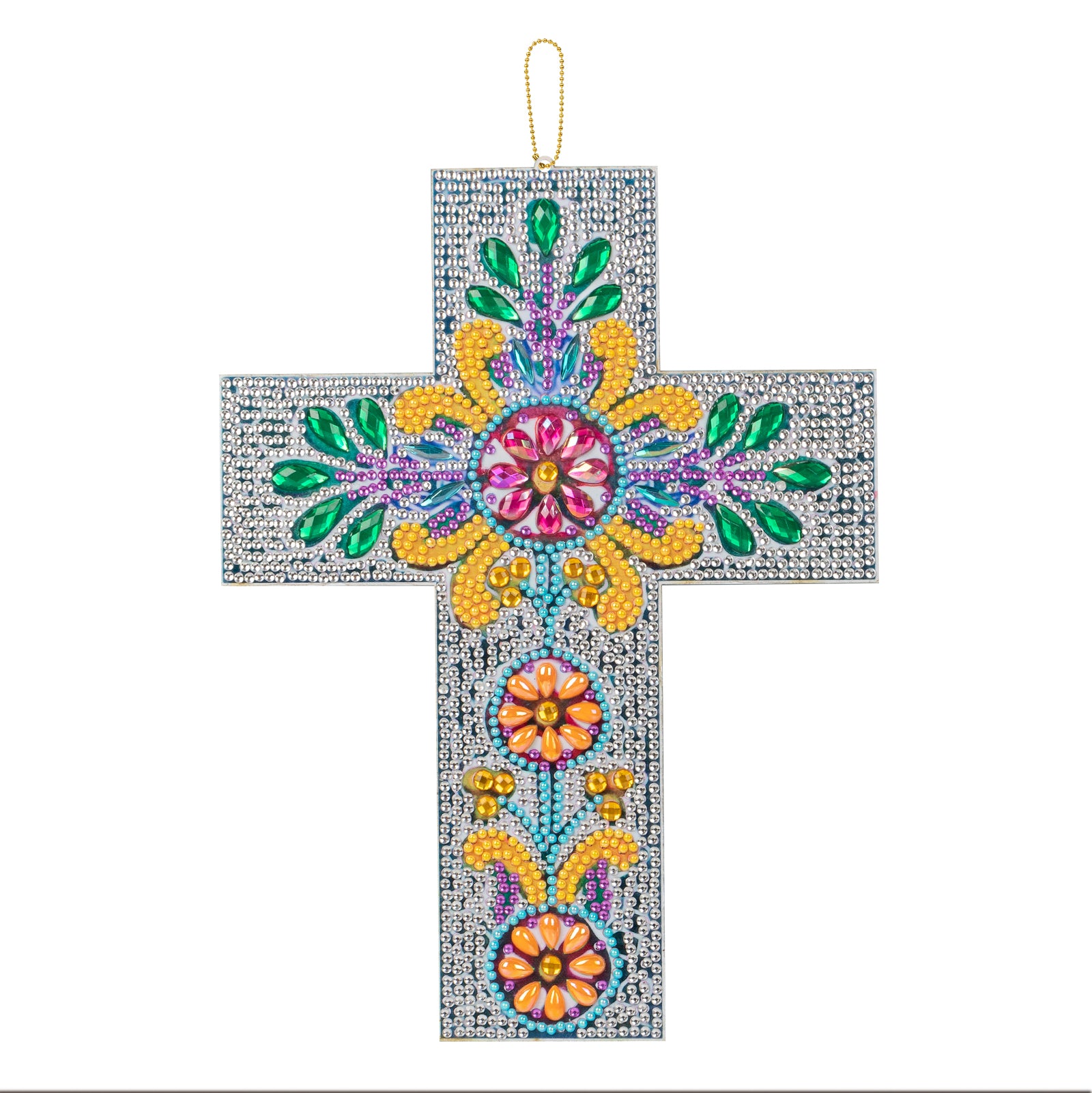 Diamond Painting-DIY Cross Decoration Pendant