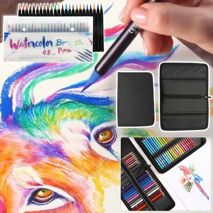 Watercolor Nylon Brush Pen Sets
