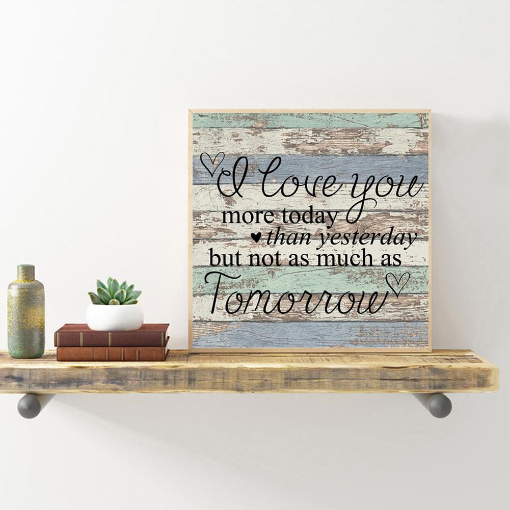 Diamond Painting-5D Full Round Drill Love Saying