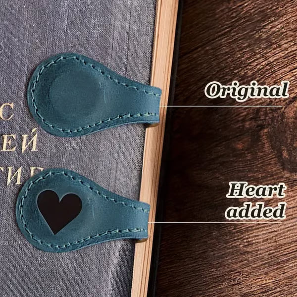 🔥Magnetic Leather Bookmark
