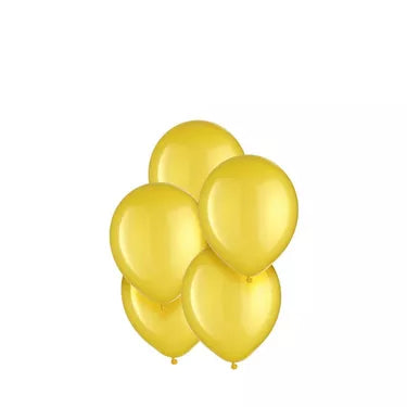 50ct, 5in, Yellow Mini Latex Balloons