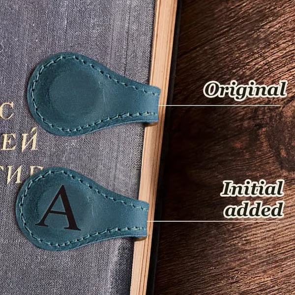 🔥Magnetic Leather Bookmark