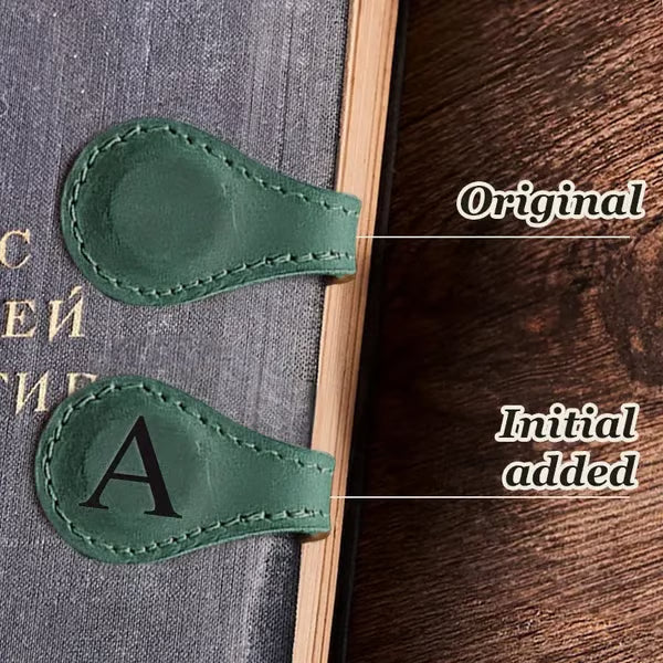 🔥Magnetic Leather Bookmark