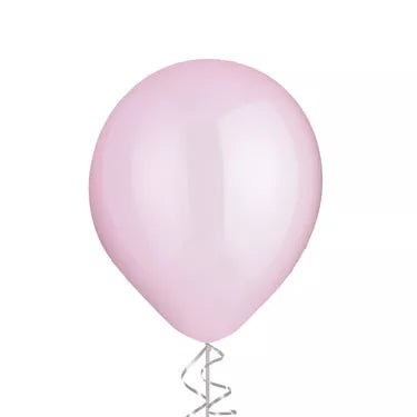 1ct, 12in, Clear Pink Latex Balloon