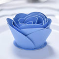 Blue Regency 3D Paper Roses, 8ct