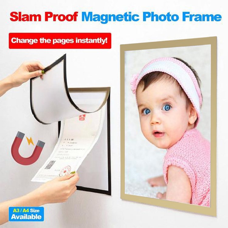 DIY Diamond Painting Magnetic Frame for Poster Photo Self-Adhesive Wall Decor