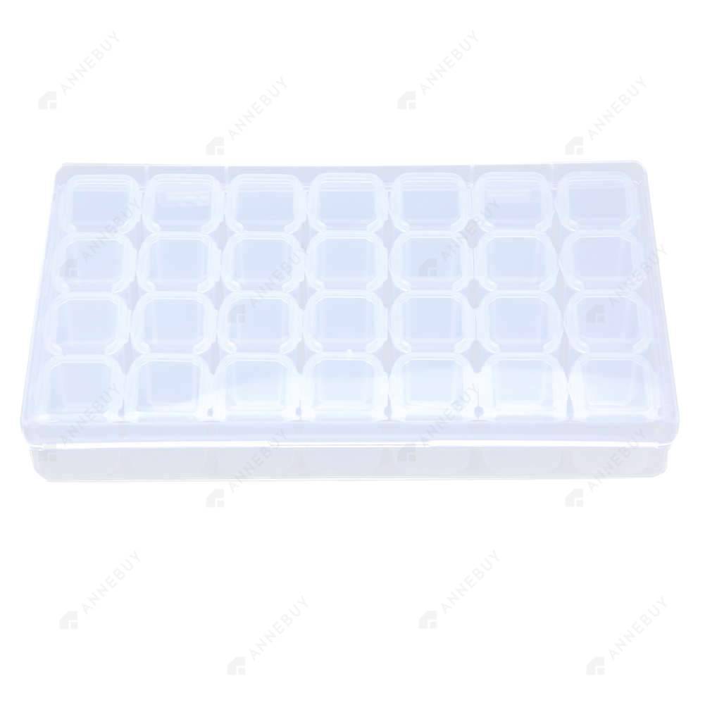 Drill Storage Box-Plastic 28 Slots Fashion Drill Storage Box
