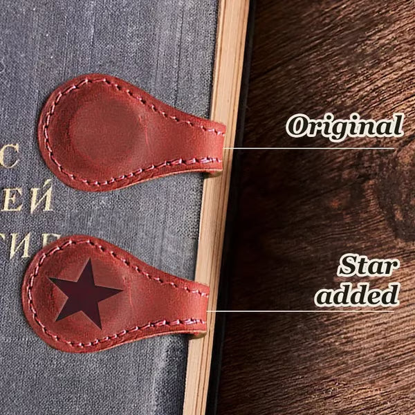 🔥Magnetic Leather Bookmark