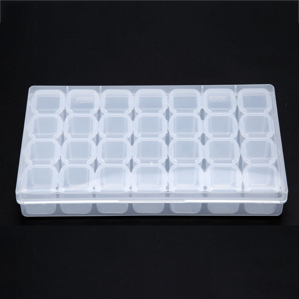 28 Slots Plastic Diamond Storage Box