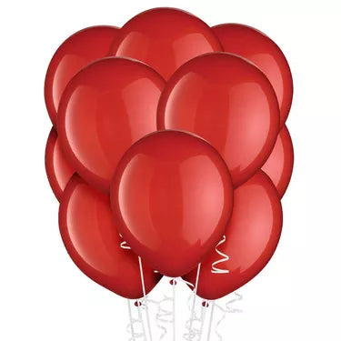 72ct, 12in, Red Latex Balloons