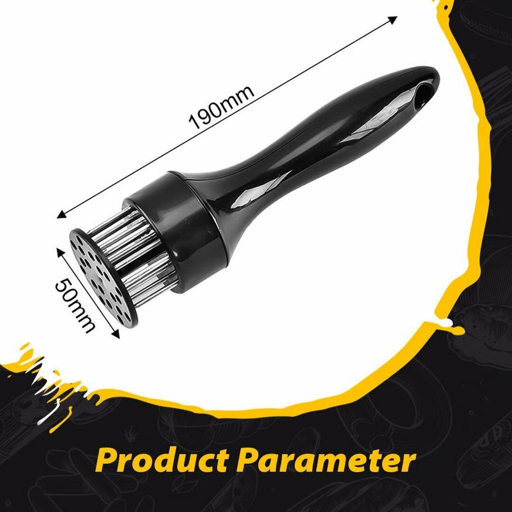 鉂勶Stainless Steel Meat Tenderizer Needle 21 Pin Steak BBQ Kitchen Cooking Tool