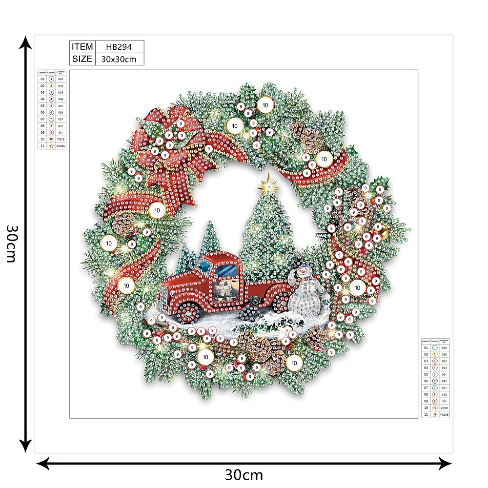Diamond Painting-DIY Crystal Rhinestone Christmas(30*30CM)