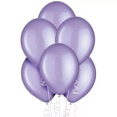 15ct, 12in, Lavender Pearl Latex Balloons