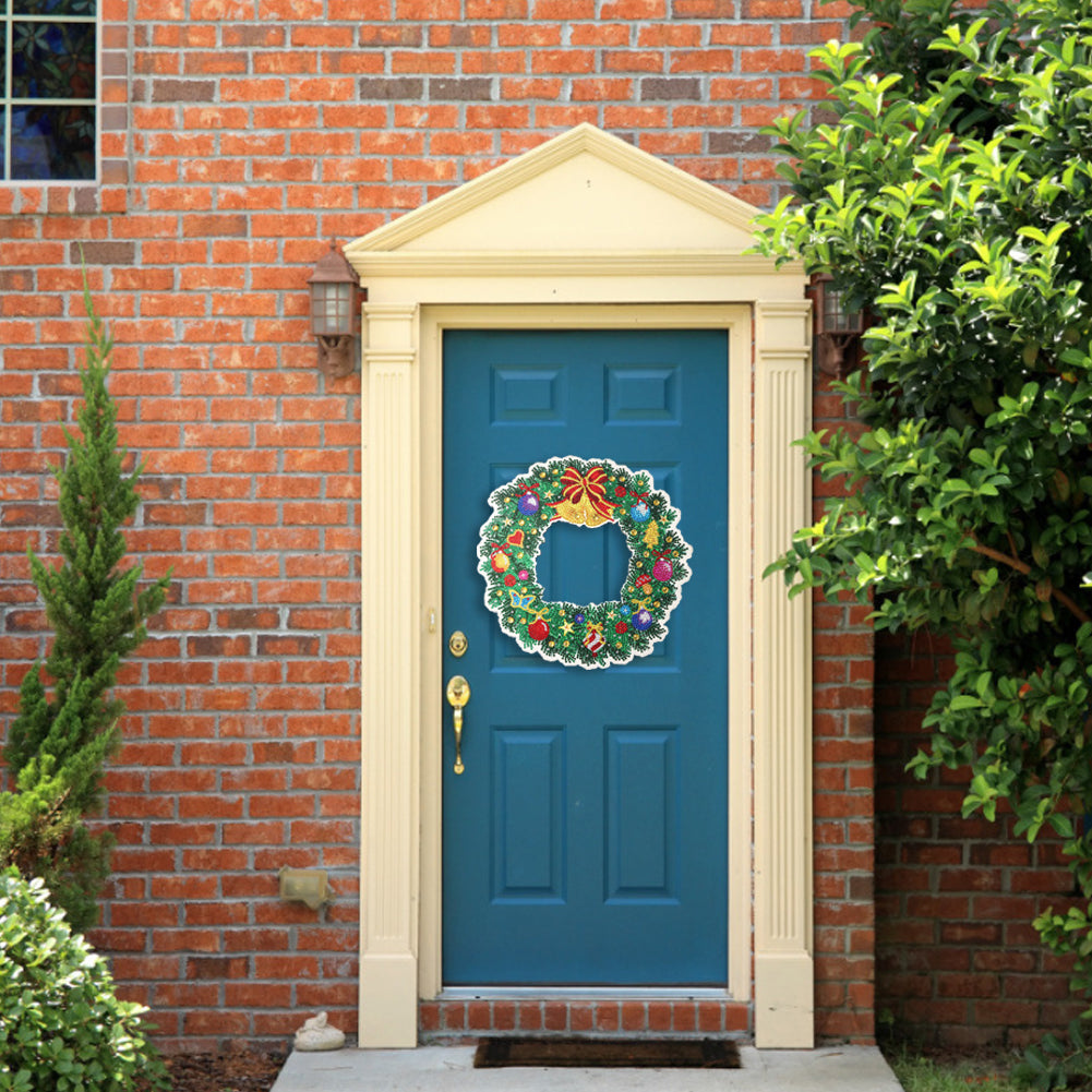 Diamond Painting-DIY Spot Drill Christmas Crystal Wreath