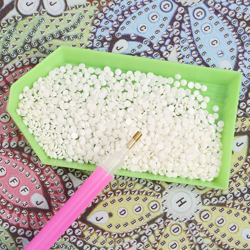 1 Bag Resin Round Drill Diamond Rhinestone for Missing Beads (DMC-3865)