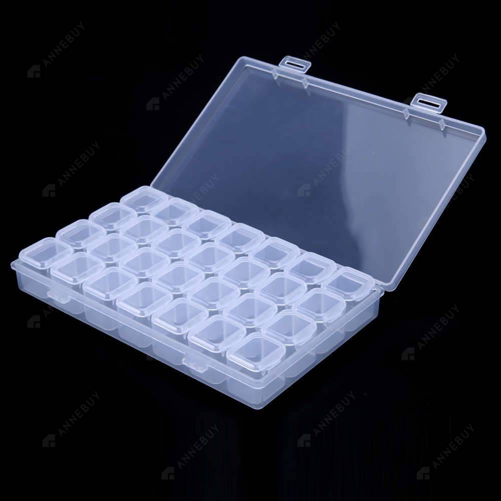 Drill Storage Box-Plastic 28 Slots Fashion Drill Storage Box