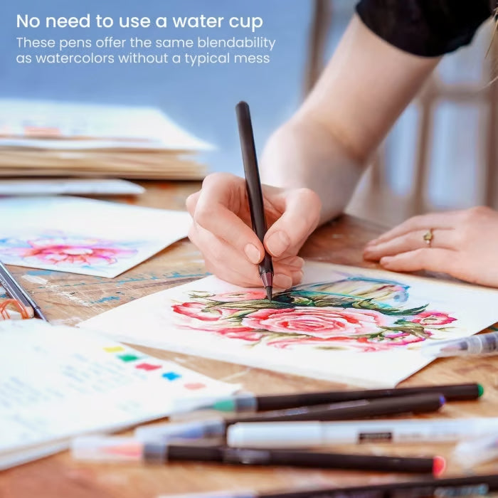 Watercolor Nylon Brush Pen Sets