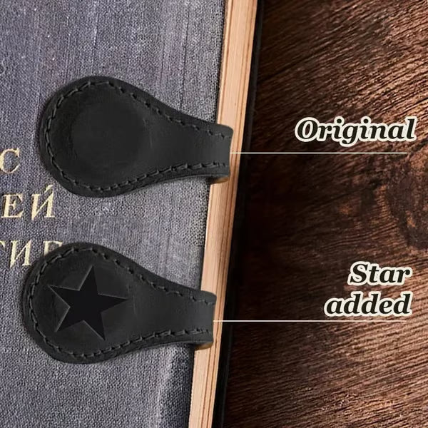 🔥Magnetic Leather Bookmark