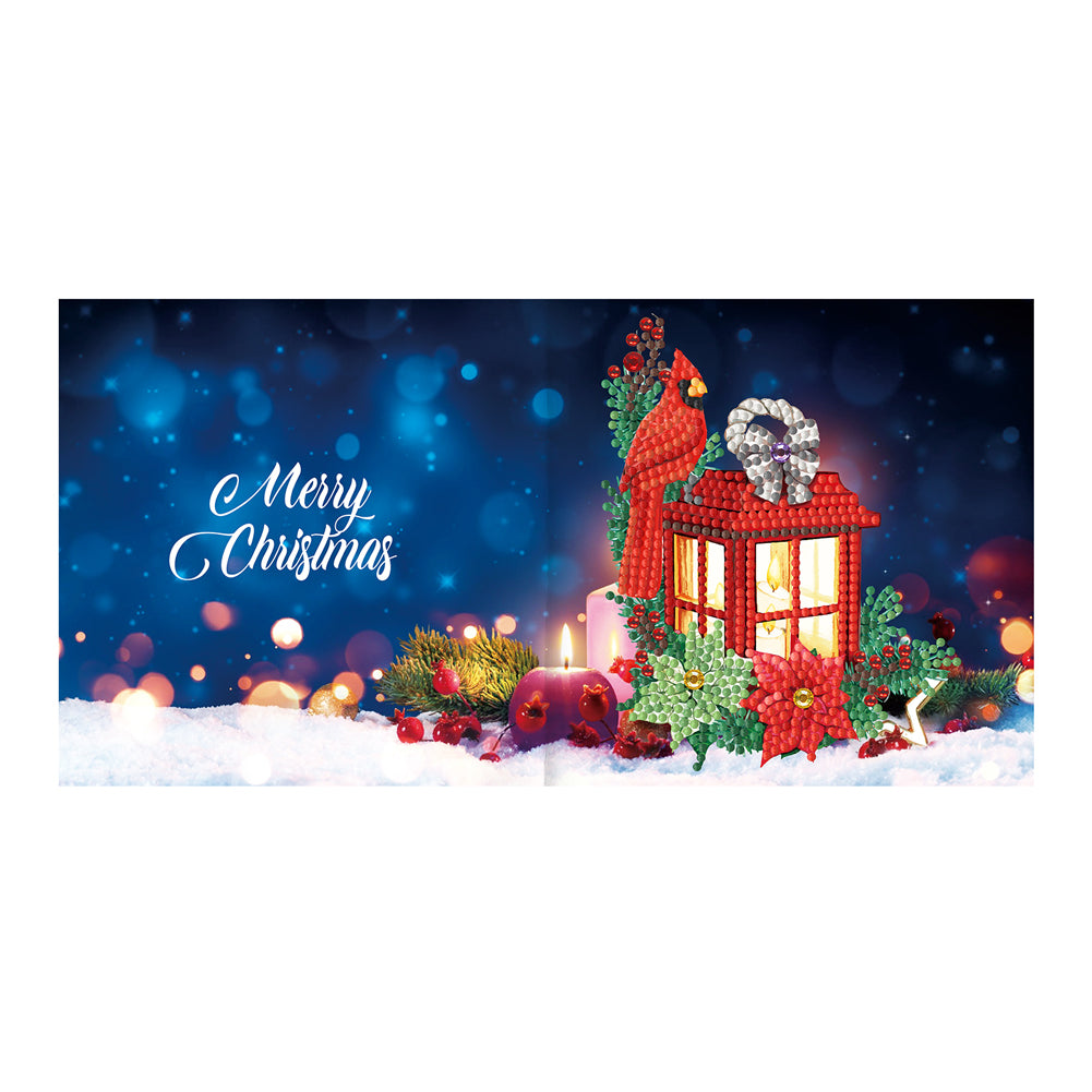 Diamond Painting -DIY 12pcs Christmas Greeting Cards Holiday Party Cards