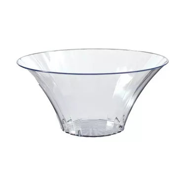 Small Clear Plastic Flared Bowl