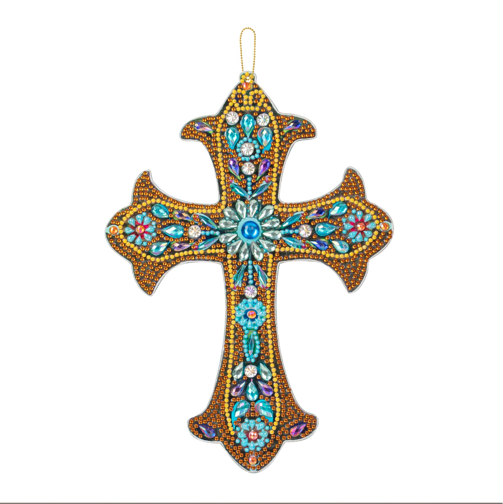 Diamond Painting-DIY Cross Decoration Pendant
