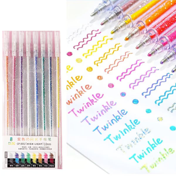 🔥 Glitter Gel Pen Set