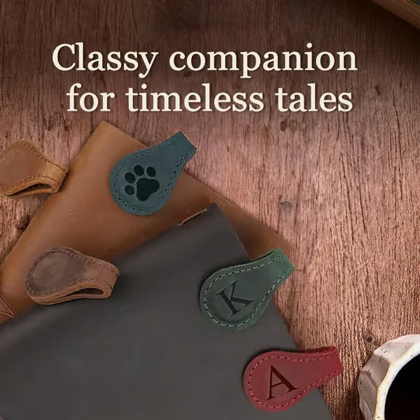 🔥Magnetic Leather Bookmark