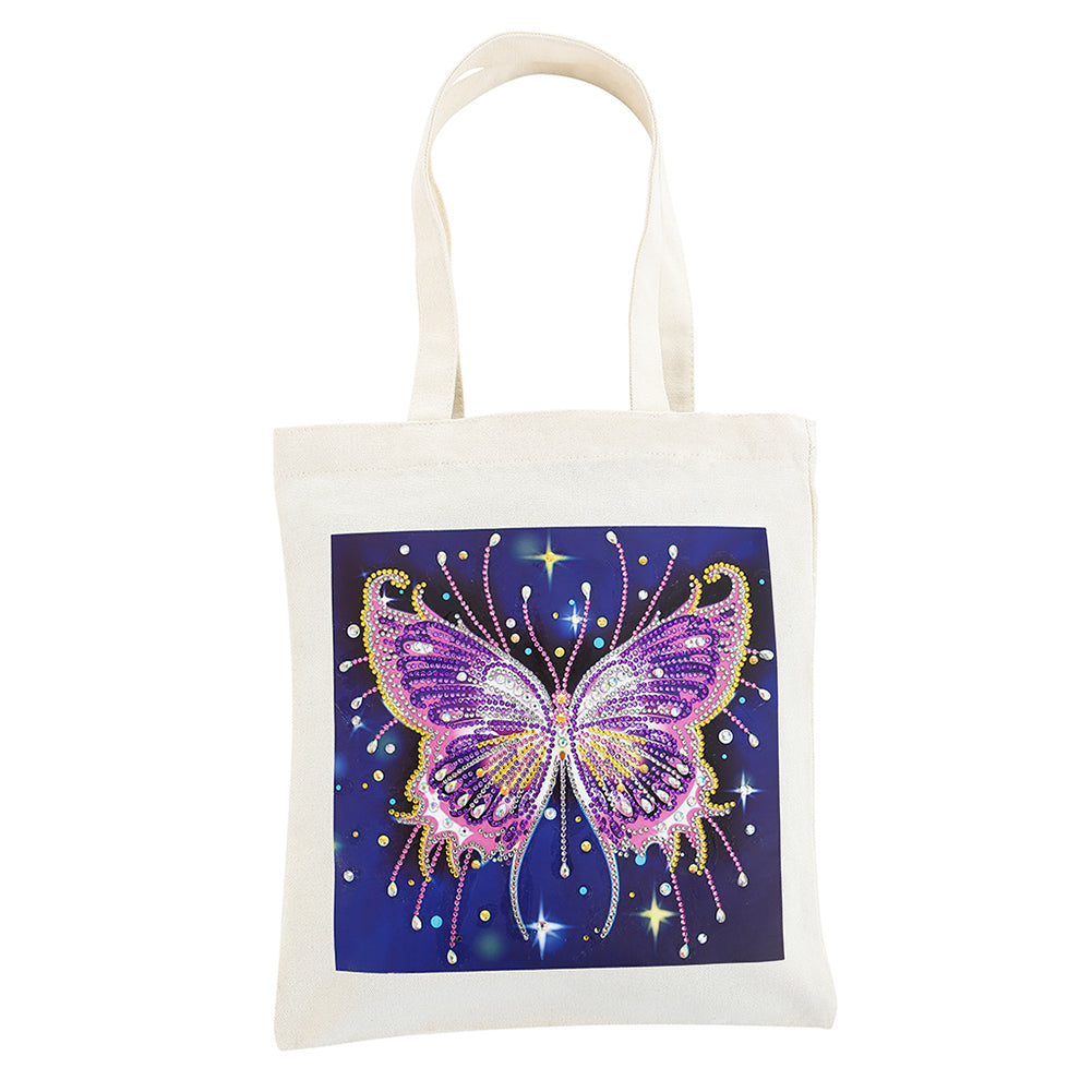 Diamond Painting Eco-Friendly Bag-DIY Crystal Rhinestone Butterfly