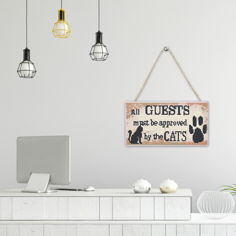 Diamond Painting-DIY Crystal Rhinestone Mural Pendant