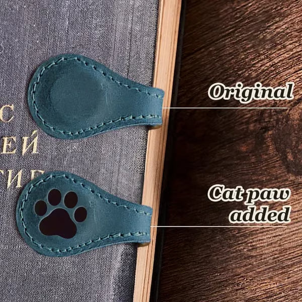 🔥Magnetic Leather Bookmark