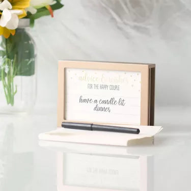 Advice & Wishes Wedding Guest Keepsake Frame, 6.5in x 4.5in