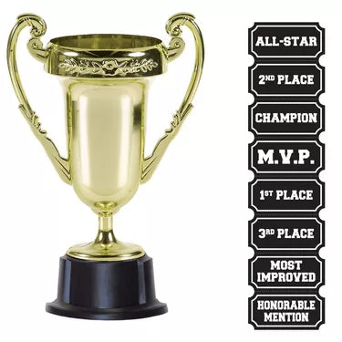 Customizable Gold Trophy