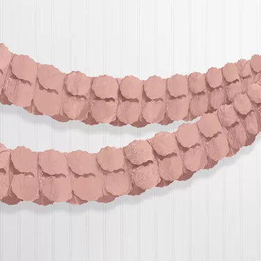 Rose Gold Paper Garland, 12ft