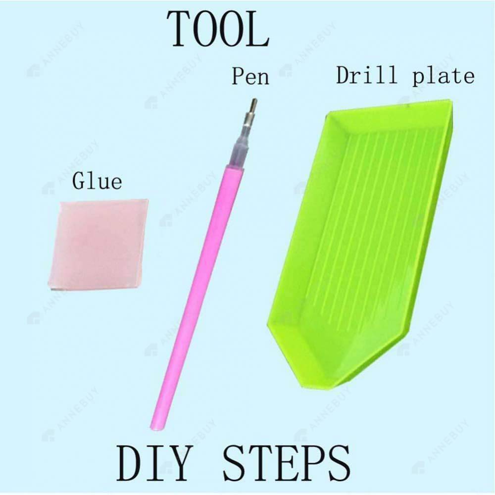 Diamond Painting-Partial Round Drill Cute Dog