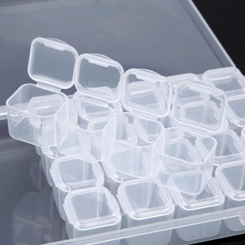 28 Slots Plastic Diamond Storage Box